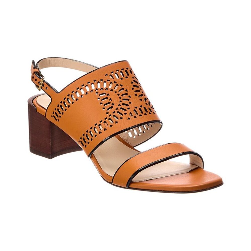Tod's Leather Sandal, Brown